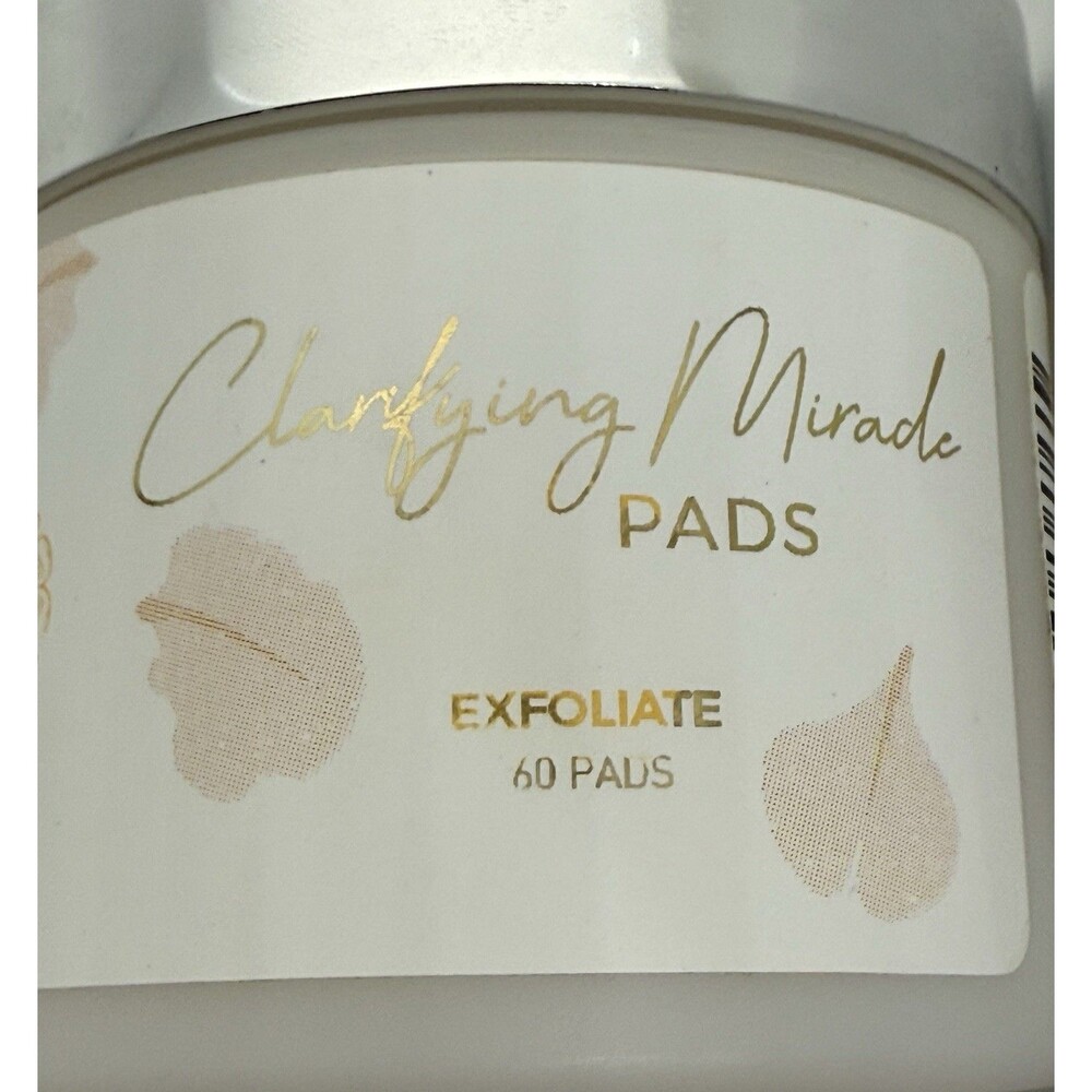 Clarifying Cleansing EXFOLIATE PADS 60 COUNT DERMABLESS WITH 10%‎ GLYCOLIC ACID